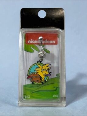 Nickelodeon Angry Beavers 14 Gauge 316L Belly Button Navel Ring